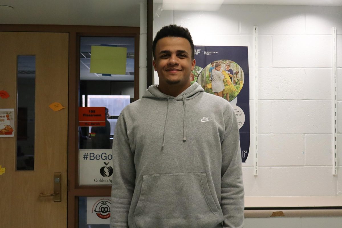 Isaiah Baker poses for a photo