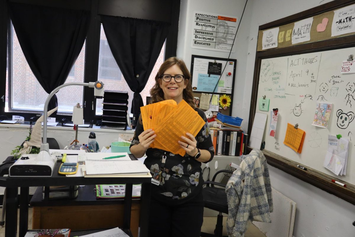 Tracy Cannell holds many students' professionalism rubrics