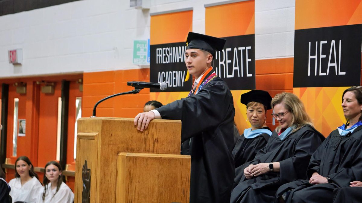 Samuel Viveros “Makes Them Seen” during his graduation speech